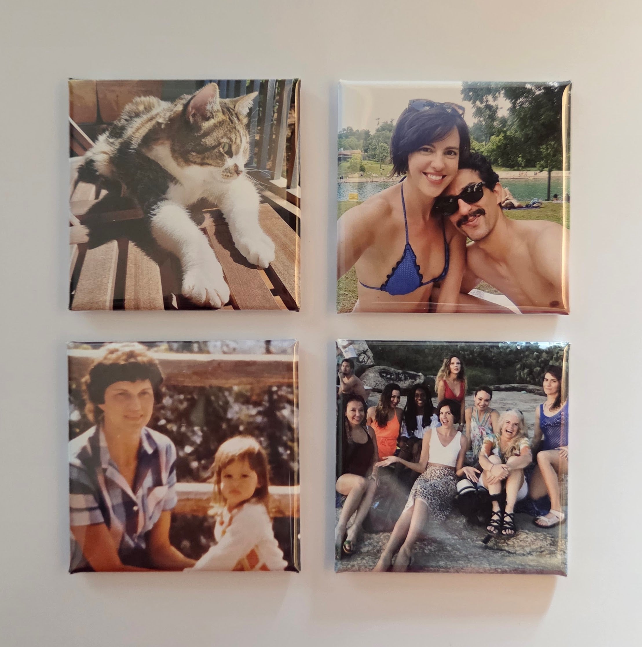 2" x 2" Custom Photo Magnet